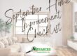 September Home Improvement Checklist